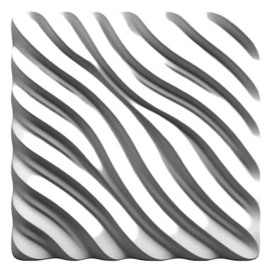 gray wavy sound absorbing foam sheet with ribbed surface sticker