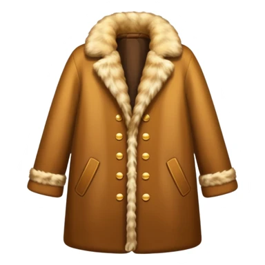 A luxurious fur coat sticker