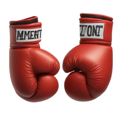 Two boxing gloves sticker
