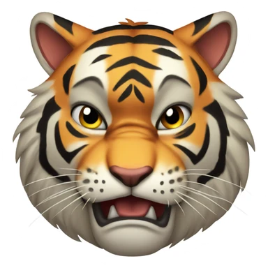 Angry Tiger sticker