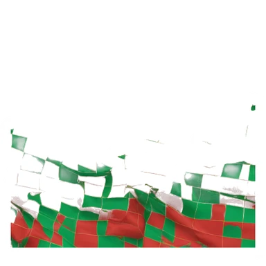 moroccan flag 3d sticker
