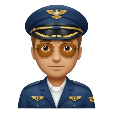 captain pilot sticker