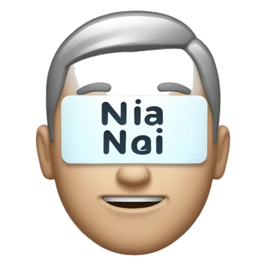 Text that says Nia is coming with me sticker