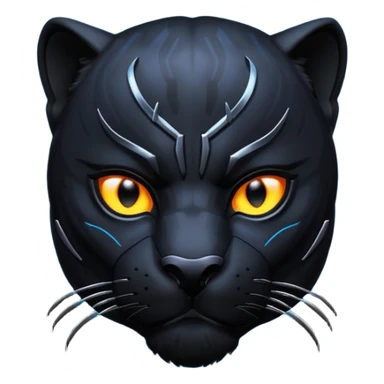 Black panter sticker