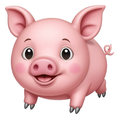 Flying pig sticker