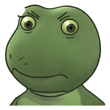 Girl with hair black and blonde sticker