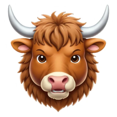 High resolution of An ox sticker