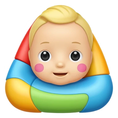 Baby toy sticker