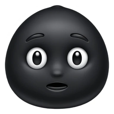 black object sticker