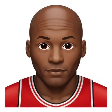 Michael Jordan wearing his Chicago bulls jersey number 23 sticker