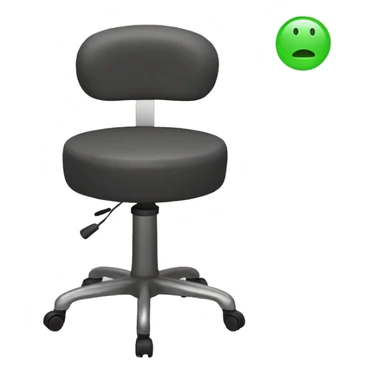 therapist massage stool sticker