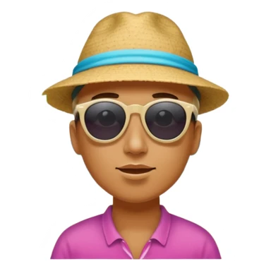 Someone listening to a speaker at the beach. Add some musical notes coming out of the speaker. sticker