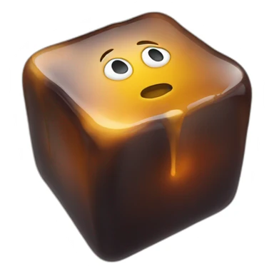 crude oil cube sticker