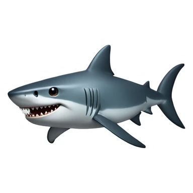 shark with top hat sticker