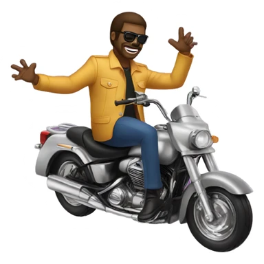 disco man riding a hore sticker