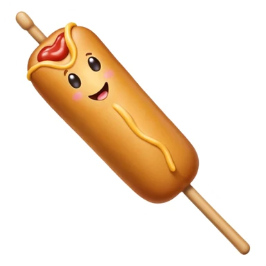corn dog sticker
