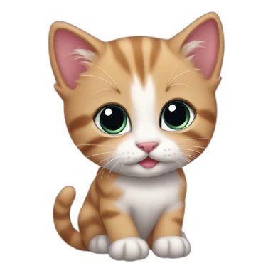 little kitten sticker