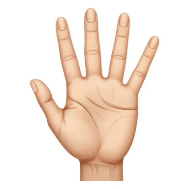 des doigt faisais le chiffre 2 et les autre doigt ferme  sticker