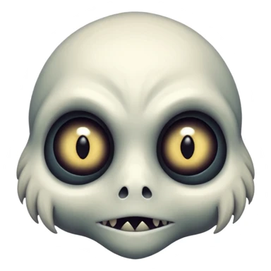 A dark and gloomy and spooky Fakémon-creature sticker