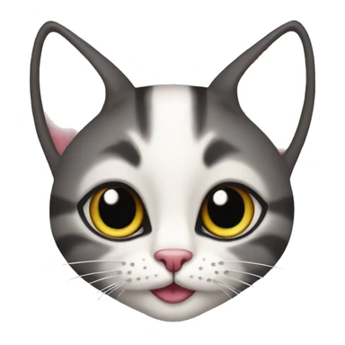 Coquette cat sticker