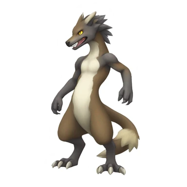 Lombax-Sergal-Vernid-Fakemon full body sticker
