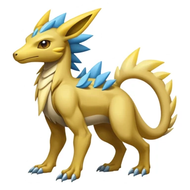 Manectric-Lucio-Fakémon-hybrid-creature (full body)  sticker