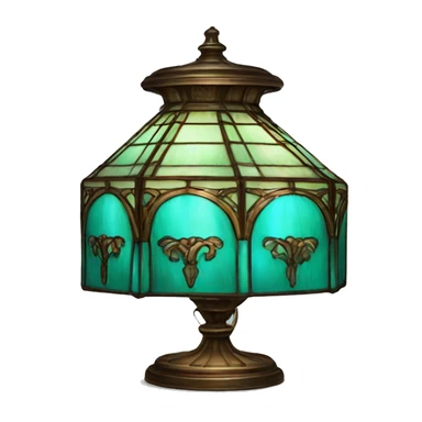 Tiffany lamp sticker