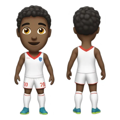 Joueur de foot sticker