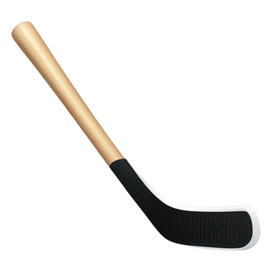 ice hockey stick and puck sticker