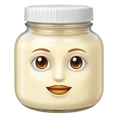 hair mask in a jar sticker