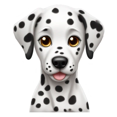 dalmatian puppy cute sticker