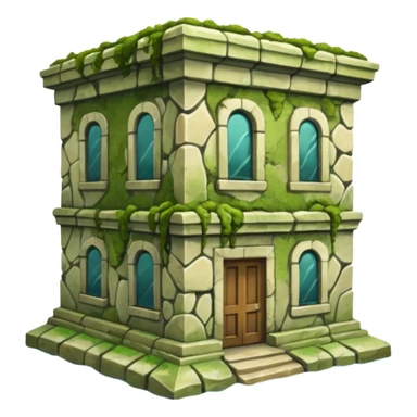 a building nearly underwater sticker