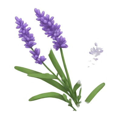 sprig of lavender sticker