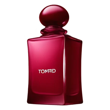 Iconic tom ford square Perfume bottle cherry sticker
