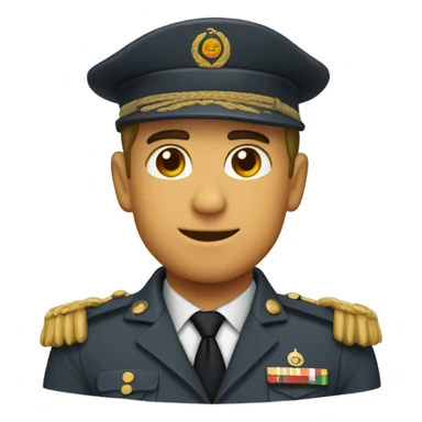 soldado de roupa laranja  sticker