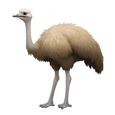 ostrich with head in sand sticker