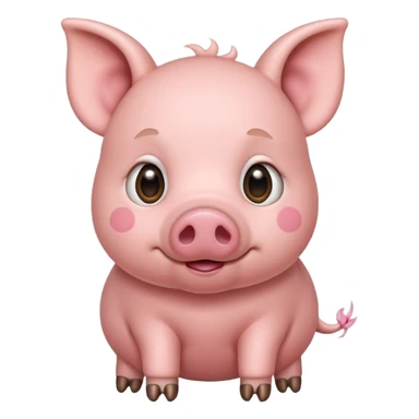 Cute pig sticker