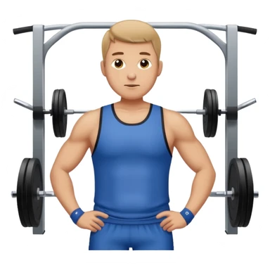 training gym skinny fat man sticker