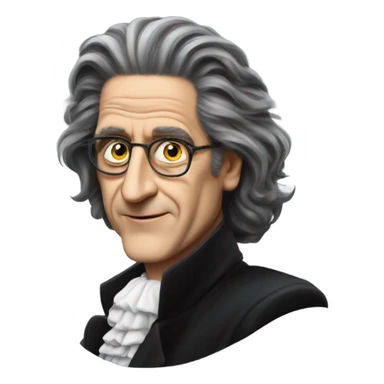 richard lewis, the dark prince of jewish comedy sticker