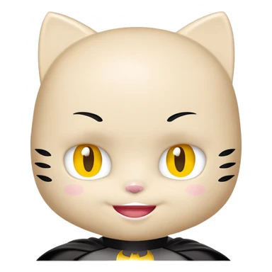 hello kitty and batman sticker