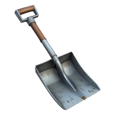 Minecraft shovel sticker
