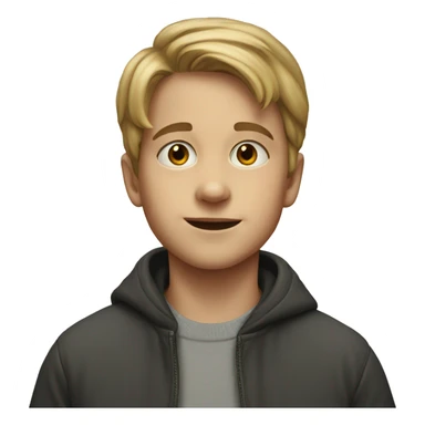 portrait of a boy sticker