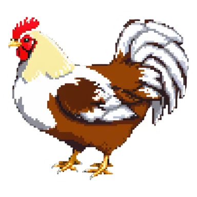 hen, female chicken sticker