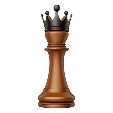 white king wooden chess pieces, sticker