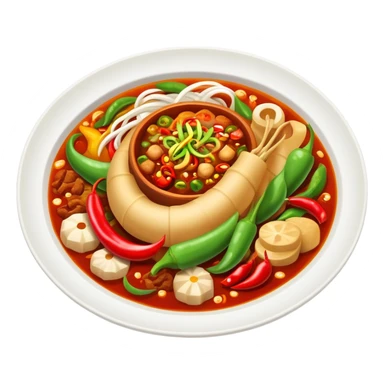 Sichuan cuisine sticker
