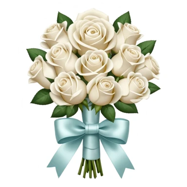 Wedding bouquet sticker