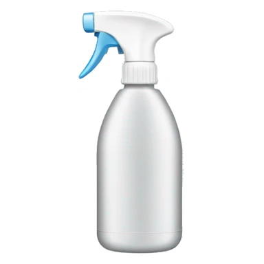 A spray bottle for cleaning sticker