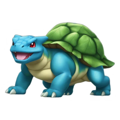 venasaur with blastoise sticker