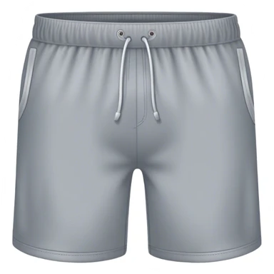 Gym shorts without a body sticker