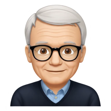 Milan Kundera subtly betraying his serious, philosophical and literary personality sticker